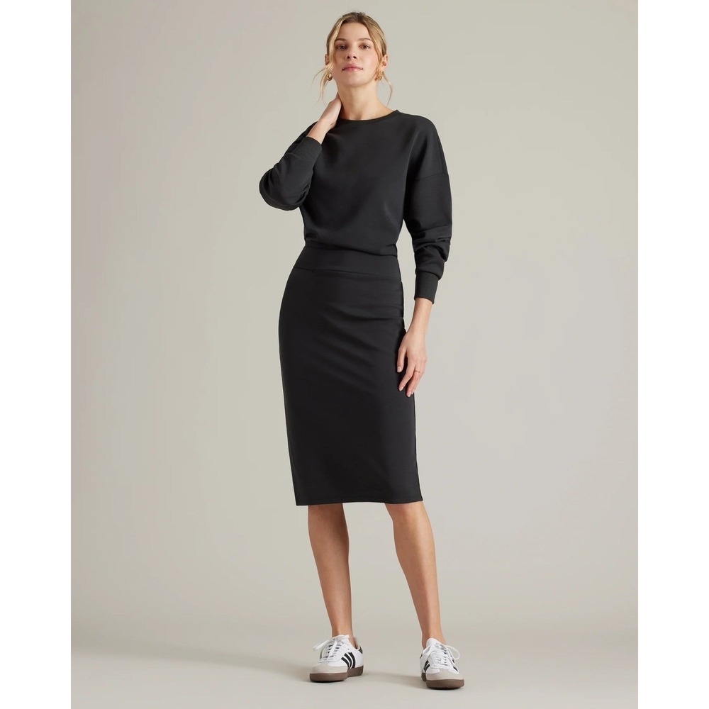 RHONE Black Midi Dress - M - NWT